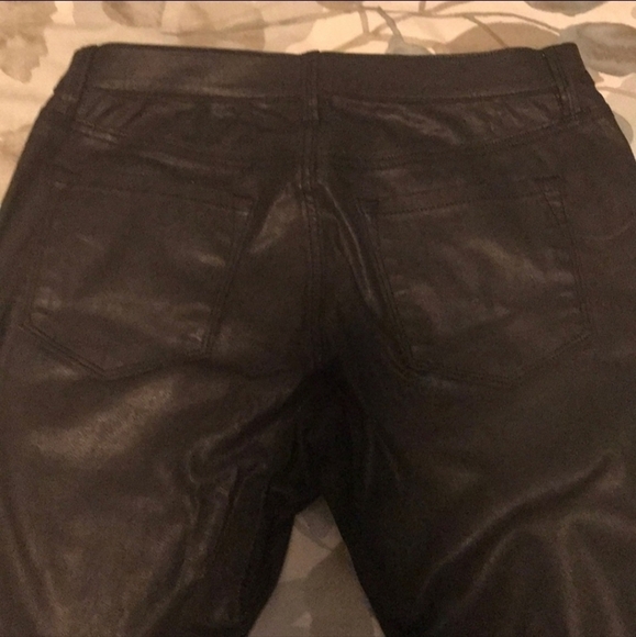 Loft Modern Skinny Jeans Waxy Black Women's Size 2 Waist 26 Classic Everyday EUC - Picture 6 of 13